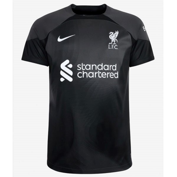 Tailandia Camiseta Liverpool Replica Segunda Ropa Portero 2022/23